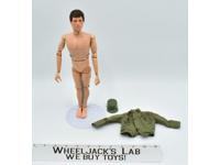 Man Of Action Flocked Brown Hair 12" GI Joe 1970 Vintage Action Figure Hasbro