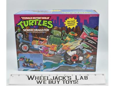 Sewer Dragster 100% Complete W/Box Teenage Mutant Ninja Turtle 1990 Playmates