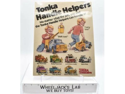 Tonka Handle Helpers INITIAL CONCEPT ART MOCK-UP ADVERTISEMENT Trucks Dump
