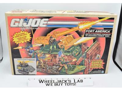 Fort America NICE BOX W/Box GI Joe 1991 Action Vehicle Playset Hasbro VINTAGE
