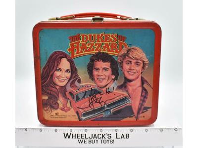 Dukes Of Hazzard General Lee AUTOGRAPHED 1980 Aladdin Lunch Box