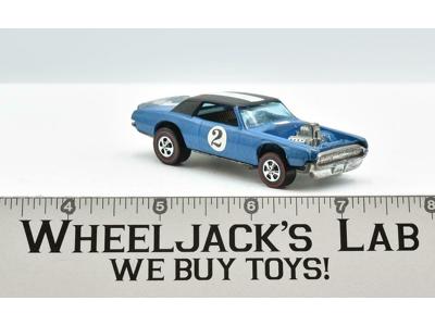 TNT-Bird Blue Restored 1969 Redline Hot Wheels Mattel Vintage RL