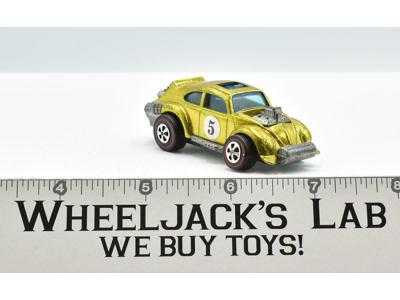 Evil Weevil Yellow Restored 1970 Redline Hot Wheels Mattel Vintage RL