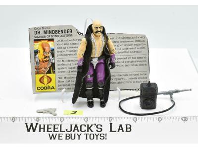 Dr. Mindbender #3 V1 100% Complete ARAH 1986 GI Joe Hasbro Vintage Action Figure
