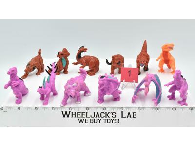 Lot of Dinosaurs #1 Monsters in my Pocket Mattel 1980's Action Figure