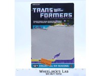 Overbite Cardback 1987 Vintage Hasbro G1 Transformers Action Figure