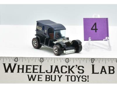 Paddy Wagon #4 Dark Blue 1969 Hot Wheels Mattel Redlines Vintage RL