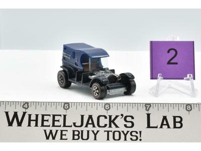 Paddy Wagon #2 Dark Blue 1969 Hot Wheels Mattel Redlines Vintage RL