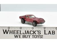 Custom Corvette Magenta 1968 Redline Hot Wheels Mattel Vintage RL