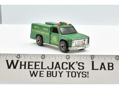 Forest Rescue Ranger Green Hot Wheels 1974 Mattel Vintage Redlines