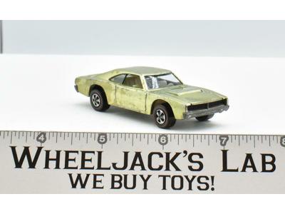 Custom Dodge Charger Light Green 1968 Hot Wheels Mattel Vintage Redline RL