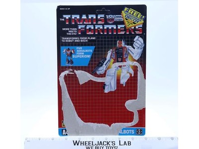 Slingshot Cardback Vintage 1986 G1 Transformers Hasbro Action Figure