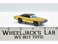 Custom T-Bird Gold Hot Wheels 1967 Redline Vintage