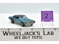 Custom T-Bird #2 Aqua Hot Wheels 1967 Redline Vintage