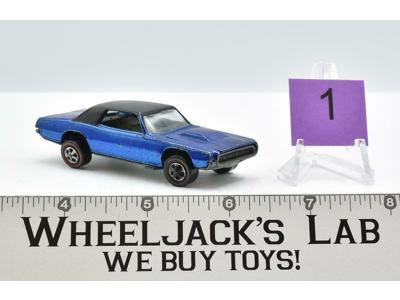 Custom T-Bird #1 Blue Hot Wheels 1967 Redline Vintage