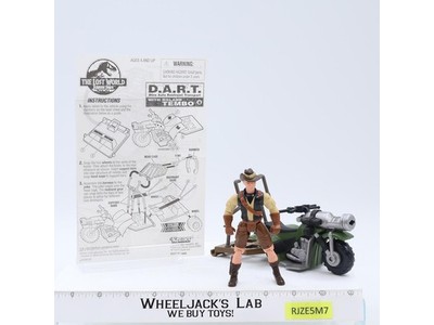 DART w/ Roland Tembo Restraint Jurassic Park The Lost World 1997 Kenner Vehicle