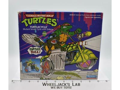 Turtle Cycle 100% Complete W/Box Teenage Mutant Ninja Turtle 1989 Playmates Toys