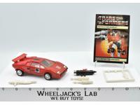 Sideswipe 100% Complete Vintage 1985 G1 Transformers Hasbro Action Figure