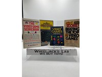 4 Book LOT Rating Video Games LOWE Scorebook WILLIAMS Score! USTON 1980s Vtg