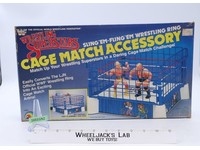 Sling EM Fling EM Cage Match Accessories 100% Complete WWF LJN Wrestling