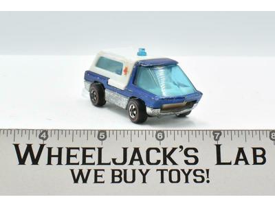 The Heavyweights Ambulance Blue 1970 Redline Hot Wheels Mattel Vintage