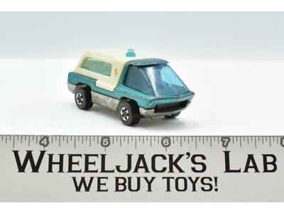 The Heavyweights Ambulance Aqua 1970 Redline Hot Wheels Mattel Vintage