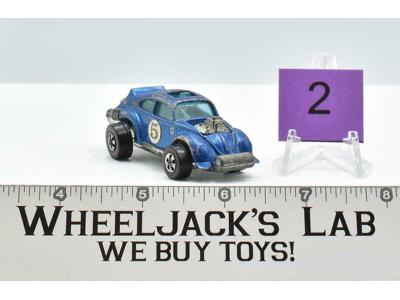 Evil Weevil #2 Blue 1971 Redline Hot Wheels Mattel Vintage RL