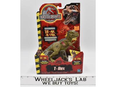 T-Rex Re-Ak A-Tak Jurassic Park III 2000 Hasbro Action Figure NEW SEALED