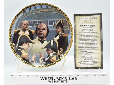 Worf's Ceremony Generations Plate Star Trek 1996 The Hamilton Collection