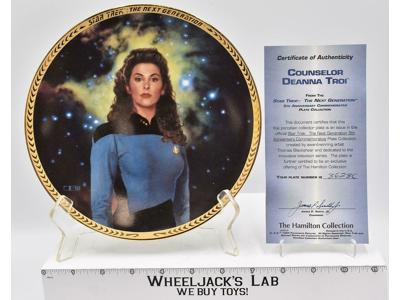 Counselor Deanna Troi The Next Gen. Plate Star Trek 1994 Hamilton Collection