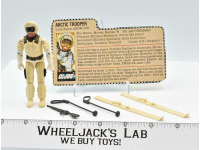 Snow Job V1 1983 GI Joe ARAH Hasbro Vintage Action Figure