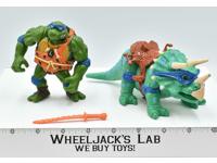 Cave Turtle Leo &amp; His Dingy Dino Teenage Mutant Ninja Turtles 1993 Playmates
