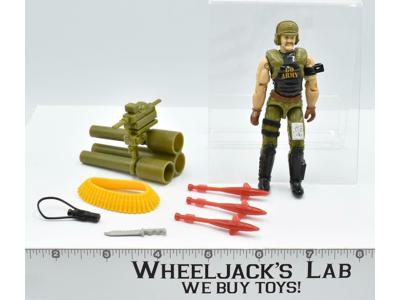 Backblast #1 V1 100% Complete 1989 GI Joe ARAH Hasbro Vintage Action Figure