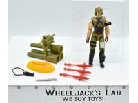Backblast #1 V1 100% Complete 1989 GI Joe ARAH Hasbro Vintage Action Figure
