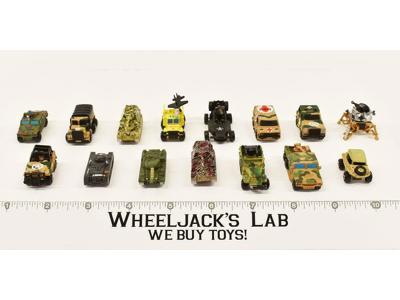 Lot of 15 Military Vehicles 1987 Vintage Galoob Micro Machines