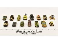 Lot of 15 Military Vehicles 1987 Vintage Galoob Micro Machines