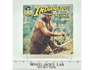 Temple of Doom Read Along Book &amp; Vinyl Record 1984 Buena Vista Records