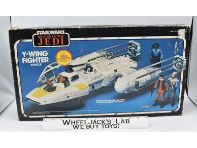 Y-Wing 100% Complete MIB Star Wars ROTJ 1983 Vintage Kenner Action Figure