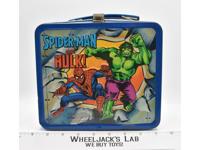 Spiderman Hulk &amp; Captain America Lunchbox DC Comics Aladdin Industries 1980