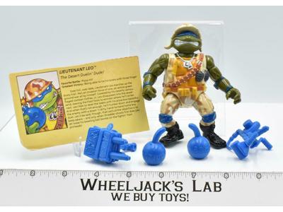 Lieutenant Leo Teenage Mutant Ninja Turtle TMNT 1991 Playmates Action Figure