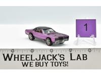 Custom Eldorado #1 Purple Repaint 1968 Redline Hot Wheels Mattel Vintage Redline