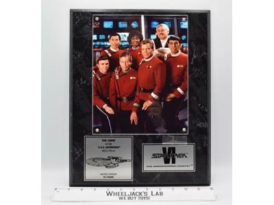 Crew of the USS Enterprise Star Trek Undiscovered Country 1991 Plaque #21/2500