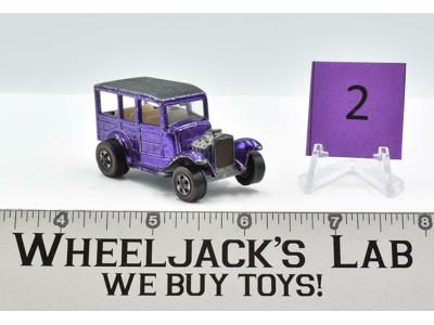 Classic 31 Ford Woody #2 Purple Hot Wheels Mattel 1968 Redline Vintage