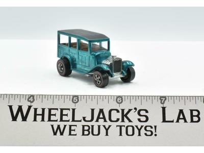 Classic 31 Ford Woody Aqua Hot Wheels Mattel 1968 Redline Vintage