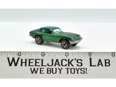 Maserati Mistral Green 1969 Redline Hot Wheels Mattel Vintage RL