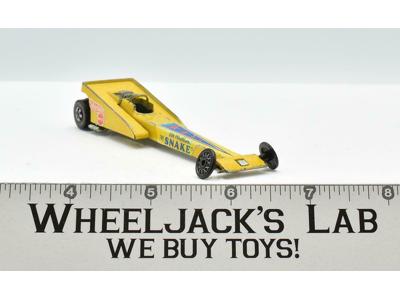 Rear Engine Snake Yellow 1972 Redline Hot Wheels Mattel Vintage RL
