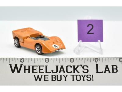 McLaren M6A #2 Orange Enamel 1969 Redline Hot Wheels Mattel Vintage RL