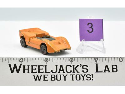 McLaren M6A #3 Orange Enamel 1969 Redline Hot Wheels Mattel Vintage RL