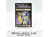 Soundwave Action Figure Instruction Manual Booklet 1984 Hasbro G1 Transformers