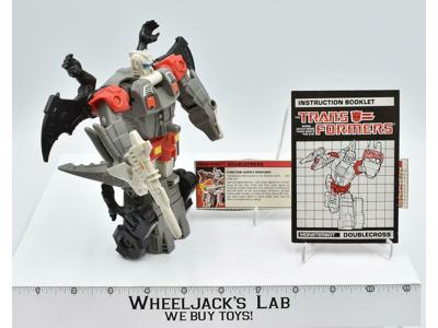 Doublecross 100% Complete 1987 Vintage G1 Transformers Action Figure
